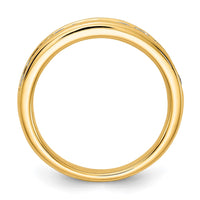 14k 3/4 ct Lab Grown Diamond VS/SI+ G+ Complete Channel Set Band