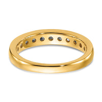 14k 3/4 ct Lab Grown Diamond VS/SI+ G+ Complete Channel Set Band