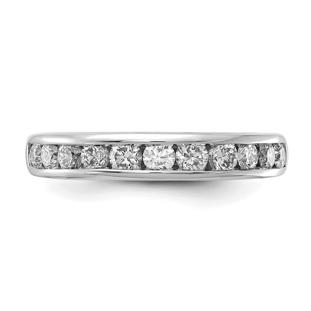 14k White Gold 3/4 ct Lab Grown Diamond VS/SI+ G+ Complete Band