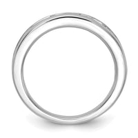 14k White Gold 1 ct Lab Grown Diamond VS/SI+ G+ Complete Band