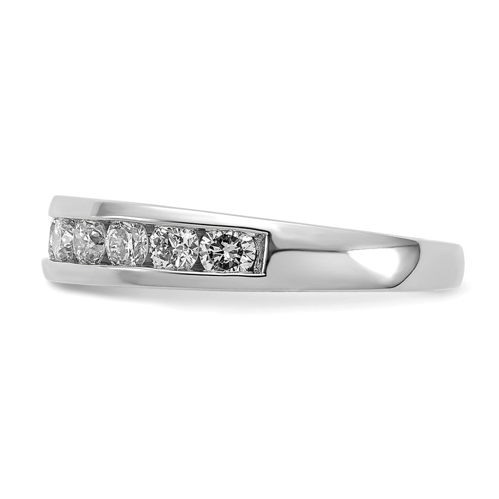 14k White Gold 1 ct Lab Grown Diamond VS/SI+ G+ Complete Band