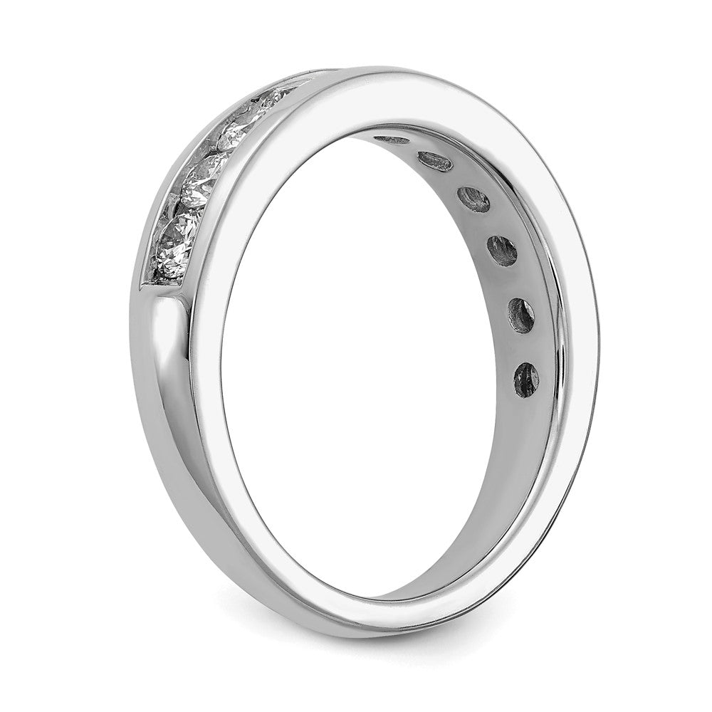 14k White Gold 1 ct Lab Grown Diamond VS/SI+ G+ Complete Band