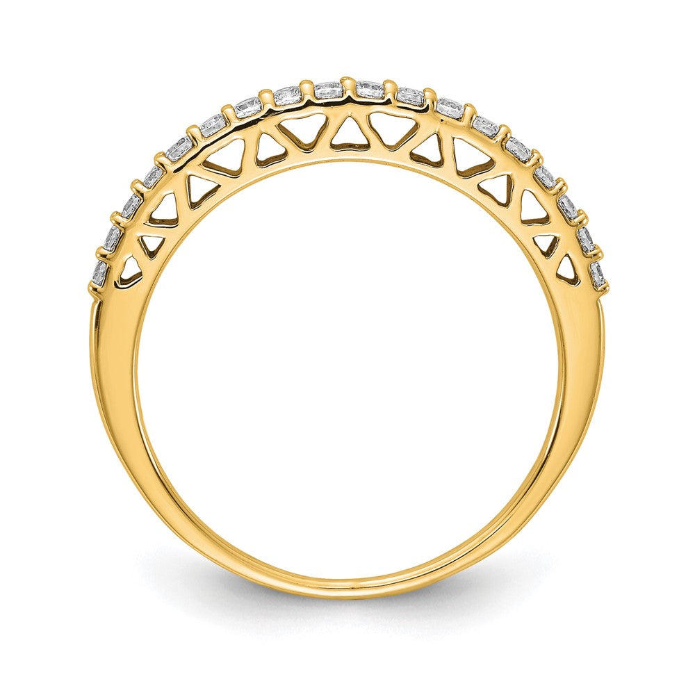 14k 1/4 ct Lab Grown Diamond VS/SI+ G+ Complete Wedding Band