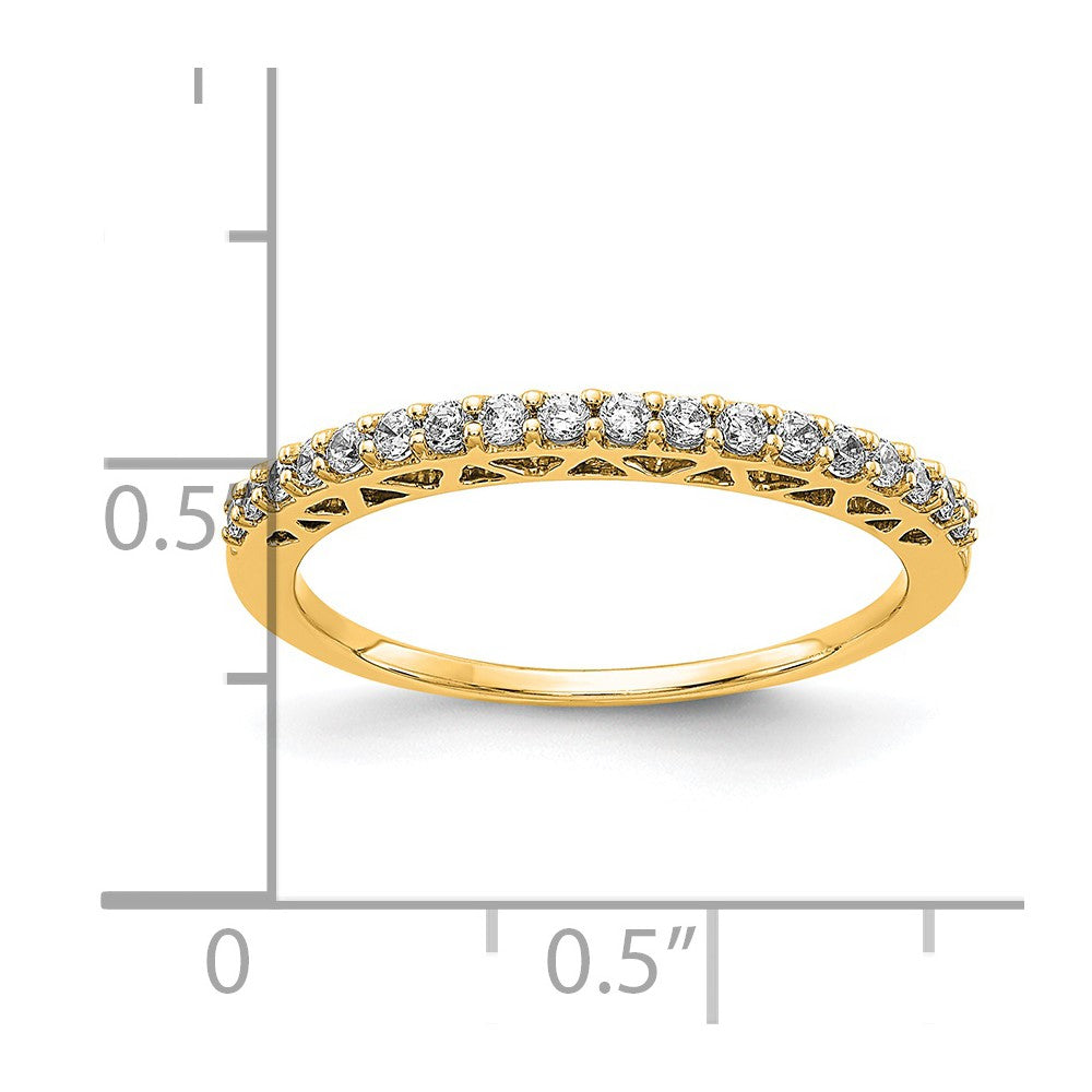 14k 1/4 ct Lab Grown Diamond VS/SI+ G+ Complete Wedding Band