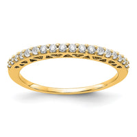 14k 1/4 ct Lab Grown Diamond VS/SI+ G+ Complete Wedding Band
