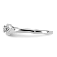 14kw 1/10 ct Lab Grown Diamond VS/SI+ G+ Comp Ring