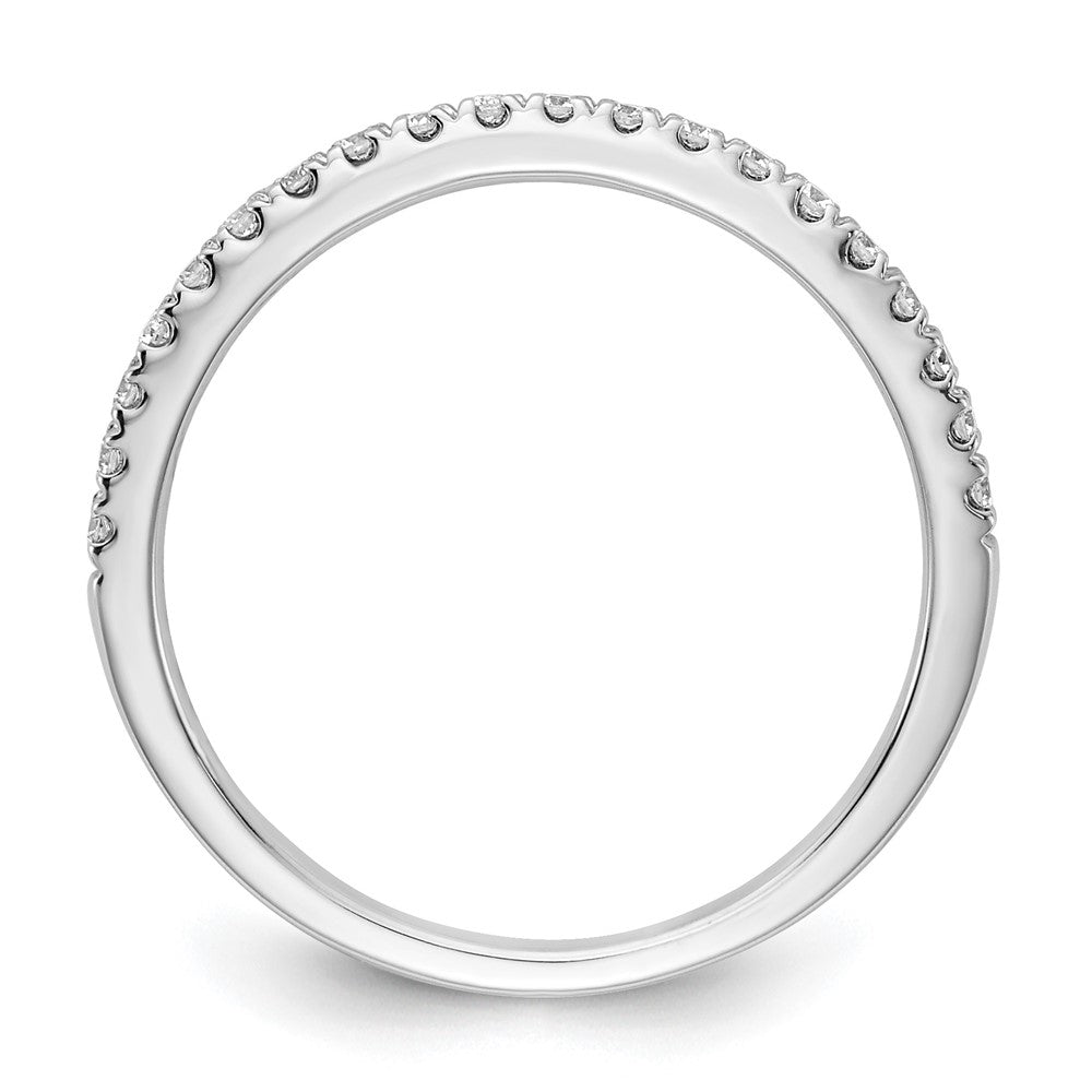 14k White Gold 1/5 ct Lab Grown Diamond VS+ F+ Complete Wedding Band