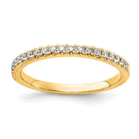 14k 1/5 ct Lab Grown Diamond VS+ F+ Complete Wedding Band