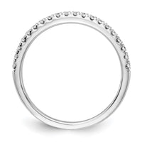 14k White Gold 1/4 ct Lab Grown Diamond VS+ F+ Complete Wedding Band