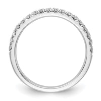 14k White Gold 1/3 ct Lab Grown Diamond VS+ F+ Complete Wedding Band