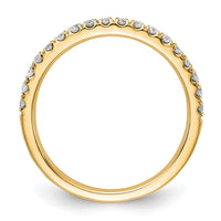 14k 1/3 ct Lab Grown Diamond VS+ F+ Complete Wedding Band