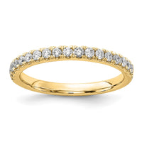 14k 1/3 ct Lab Grown Diamond VS+ F+ Complete Wedding Band