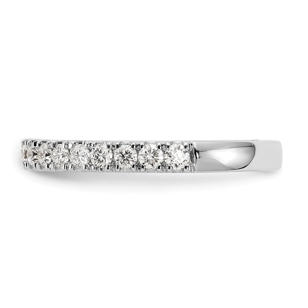 14k White Gold 1/2 ct Lab Grown Diamond VS+ F+ Complete Wedding Band