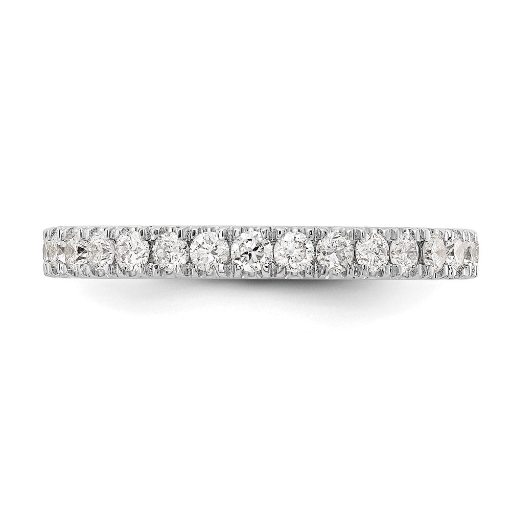 14k White Gold 1/2 ct Lab Grown Diamond VS+ F+ Complete Wedding Band