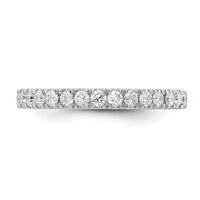 14k White Gold 1/2 ct Lab Grown Diamond VS+ F+ Complete Wedding Band