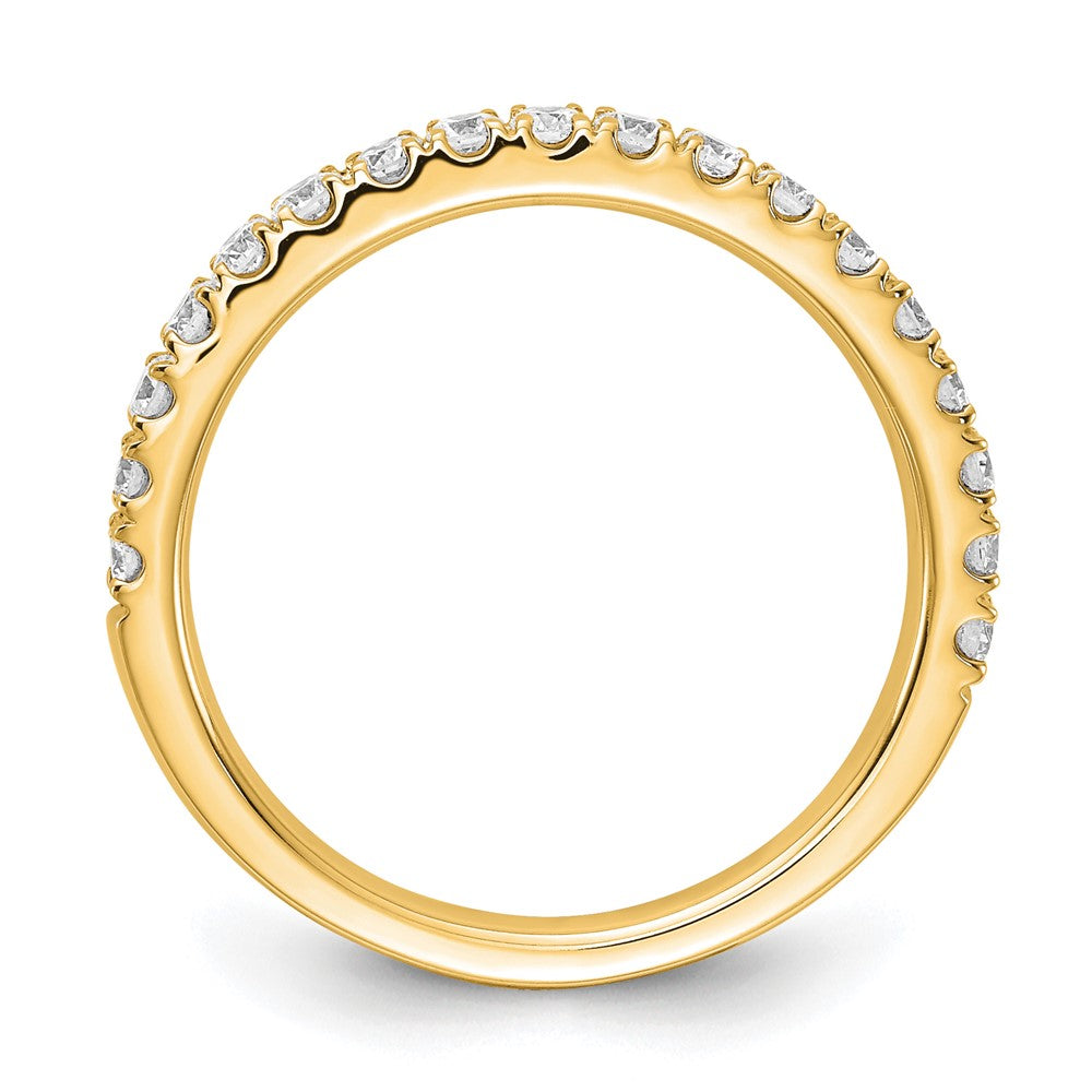 14k 1/2 ct Lab Grown Diamond VS+ F+ Complete Wedding Band