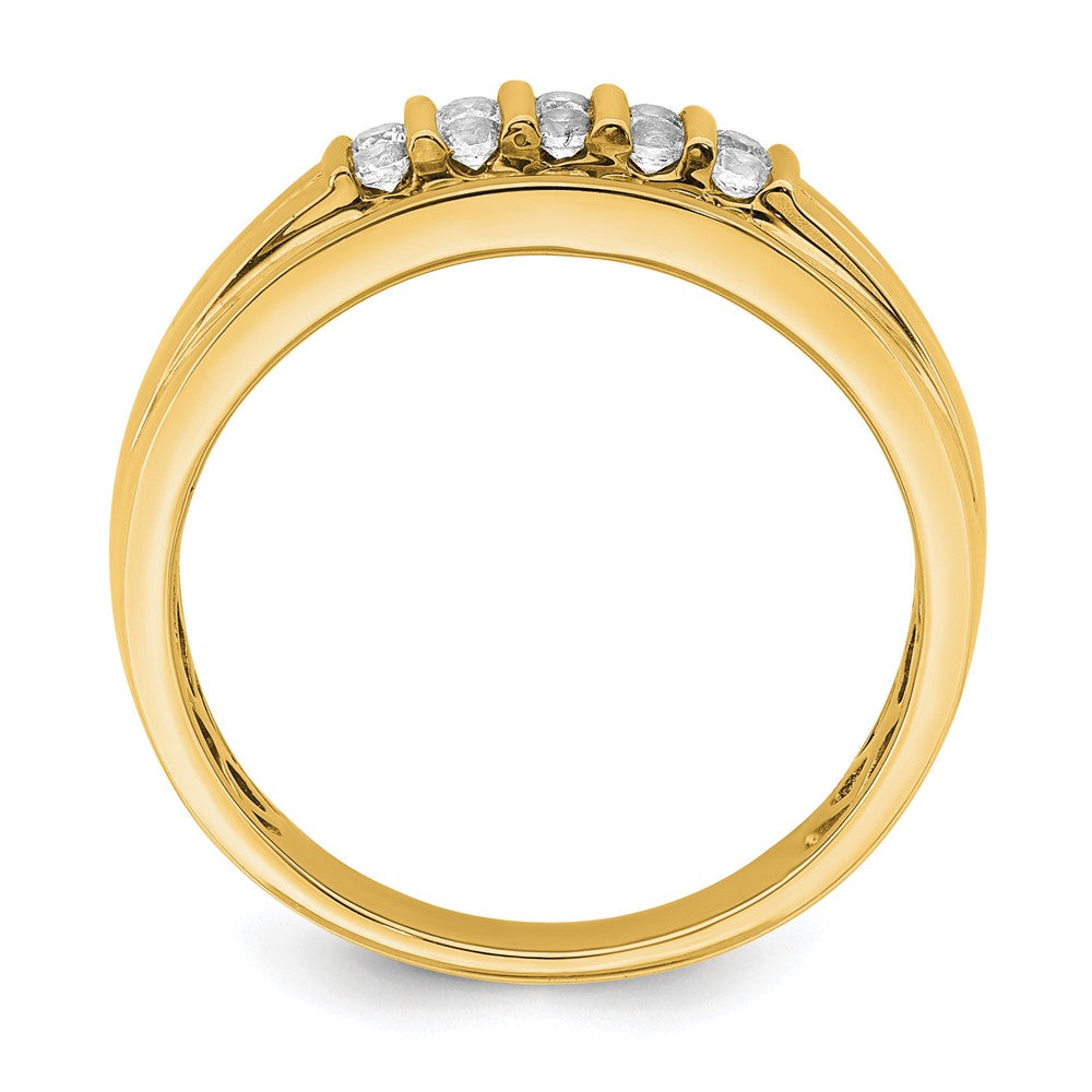 10k 1/2 ct Lab Grown Diamond VS/SI+ G+ Complete Men's Ring