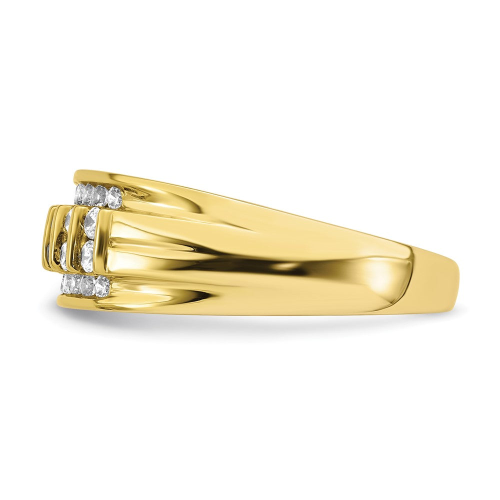 10k 1/2 ct Lab Grown Diamond VS/SI+ G+ Complete Men's Ring