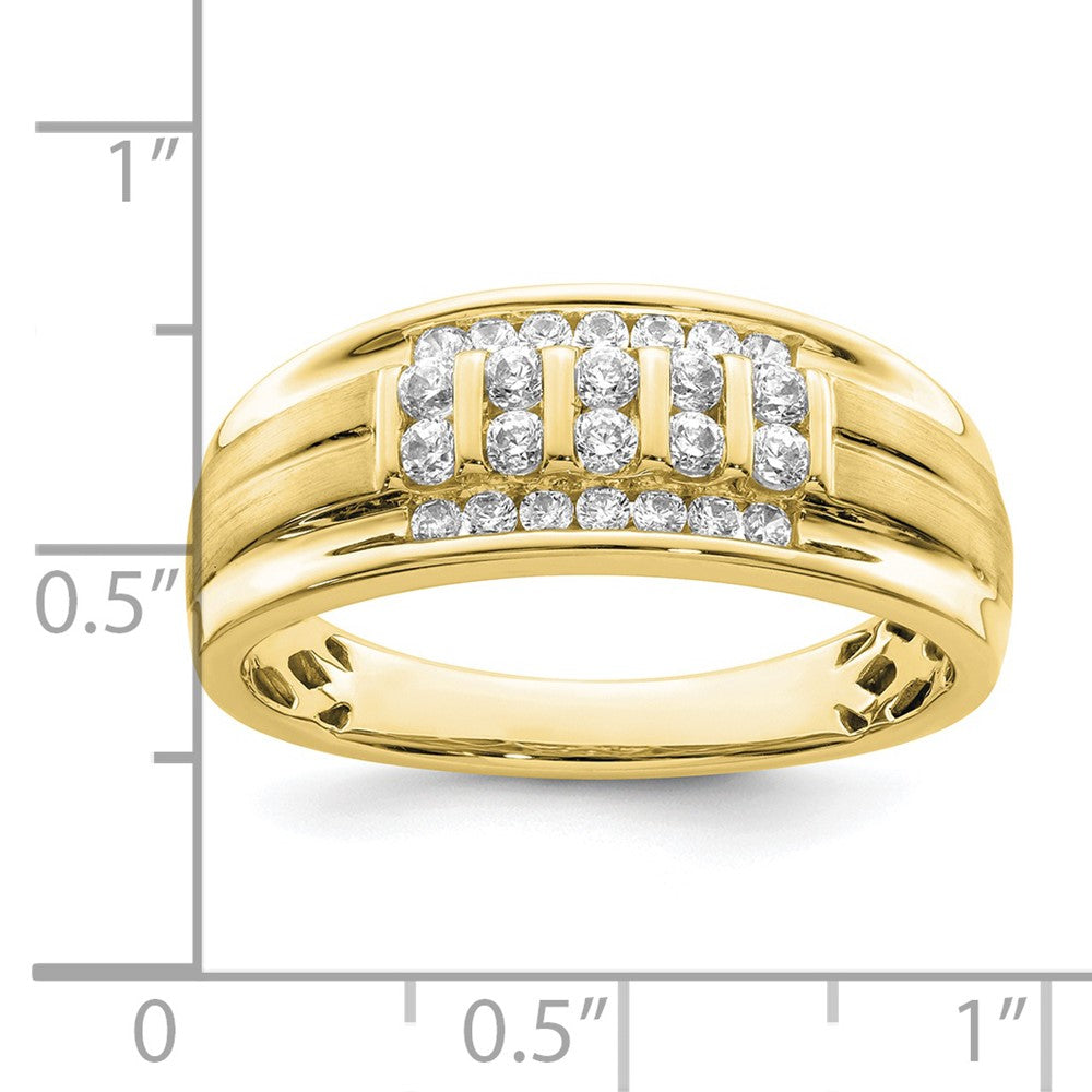 10k 1/2 ct Lab Grown Diamond VS/SI+ G+ Complete Men's Ring