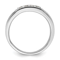 14k White Gold 1 1/2 ct Lab Grown Diamond VS/SI+ G+ Cluster Men's Ring