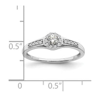 10kw 1/5ct Lab Grown Diamond VS/SI+ G+ Complete Cluster Eng Ring