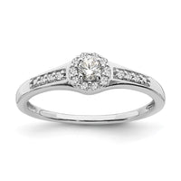 10kw 1/5ct Lab Grown Diamond VS/SI+ G+ Complete Cluster Eng Ring