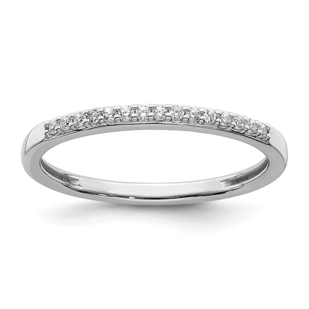 14K Rose 1/10ct Lab Grown Diamond VS/SI+ G+ Complete Wedding Band