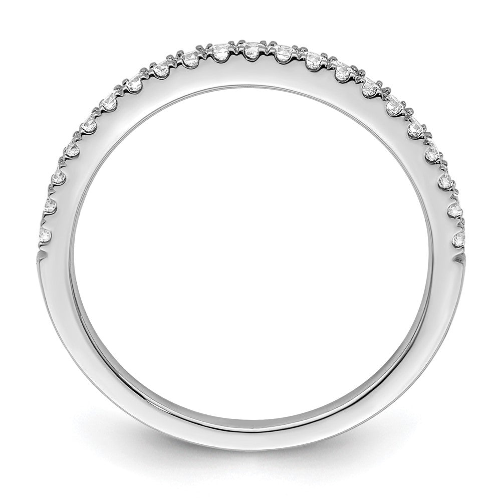 14k White Gold 1/4 carat Lab Grown Diamond VS/SI+ G+ Comp Wedding Band