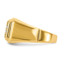 10k 1 ct Lab Grown Diamond VS/SI+ G+ Cluster Men's Ring