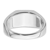 10kw 3/8 ct Lab Grown Dia VS/SI+ G+ & Cr Sapphire Men's Ring