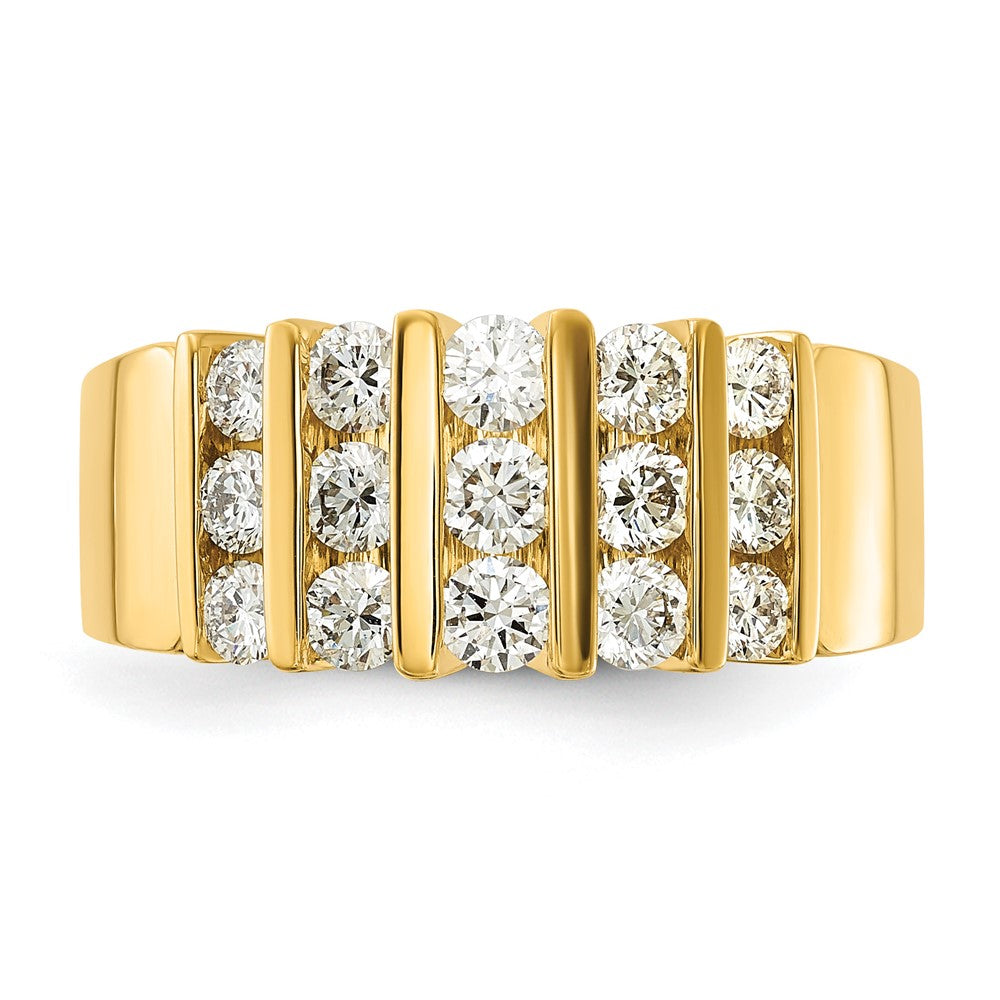 14k 1ct Lab Grown Diamond VS/SI+ G+ Complete Fashion Band