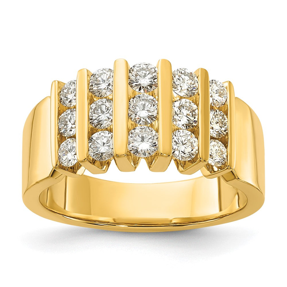 14k 1ct Lab Grown Diamond VS/SI+ G+ Complete Fashion Band