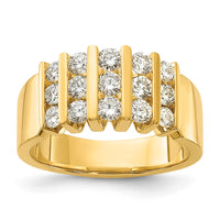 14k 1ct Lab Grown Diamond VS/SI+ G+ Complete Fashion Band