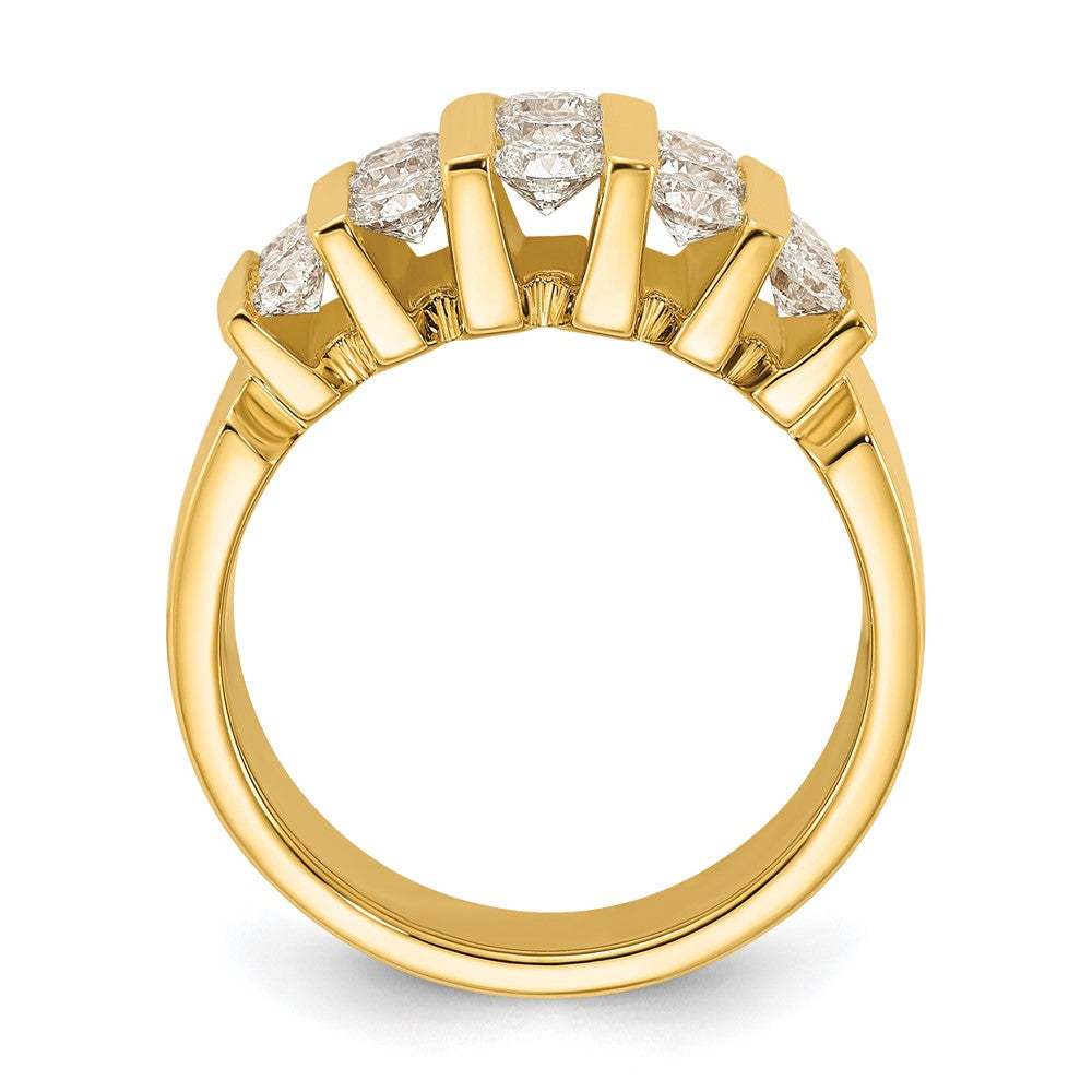 14k 1 1/2ct Lab Grown Diamond VS/SI+ G+ Complete Fashion Band