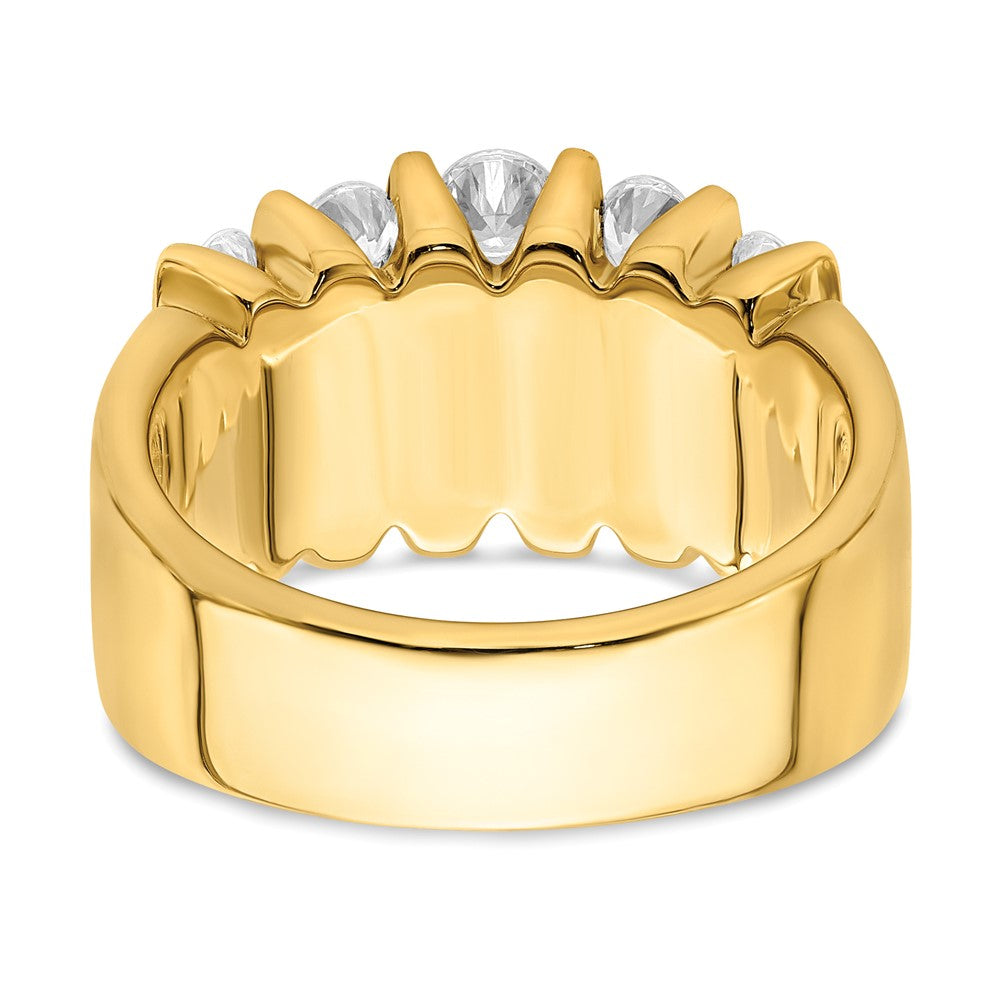 14k 1 1/2ct Lab Grown Diamond VS/SI+ G+ Complete Fashion Band