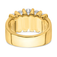 14k 1 1/2ct Lab Grown Diamond VS/SI+ G+ Complete Fashion Band