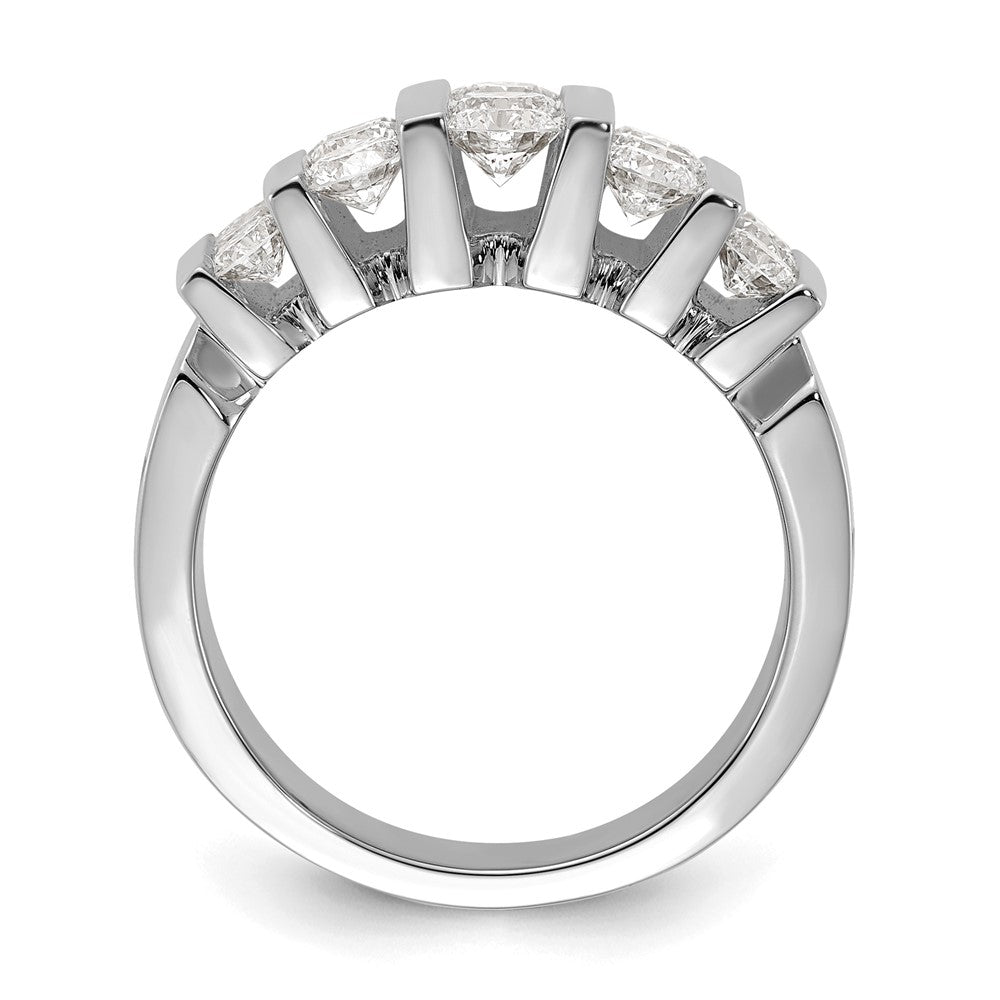 14k White Gold 2ct Lab Grown Diamond VS/SI+ G+ Complete Fashion Band