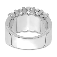 14k White Gold 2ct Lab Grown Diamond VS/SI+ G+ Complete Fashion Band