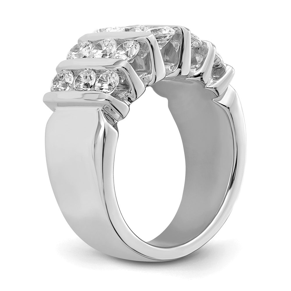 14k White Gold 2ct Lab Grown Diamond VS/SI+ G+ Complete Fashion Band