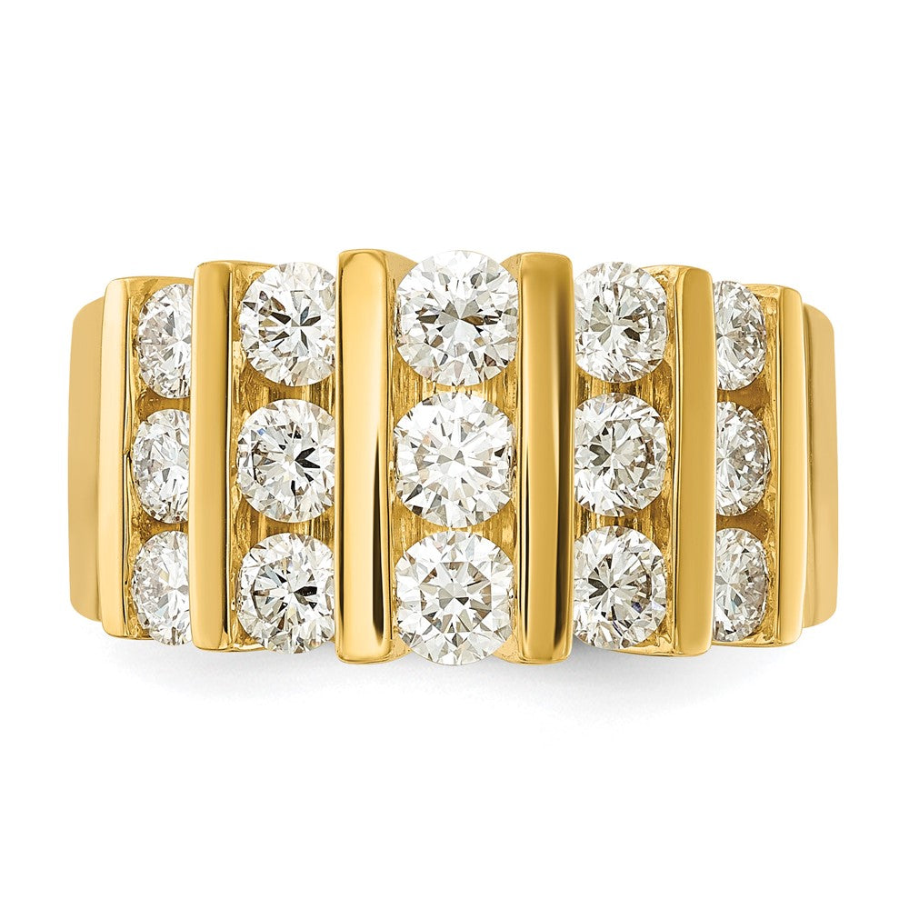 14k 2ct Lab Grown Diamond VS/SI+ G+ Complete Fashion Band