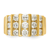 14k 2ct Lab Grown Diamond VS/SI+ G+ Complete Fashion Band