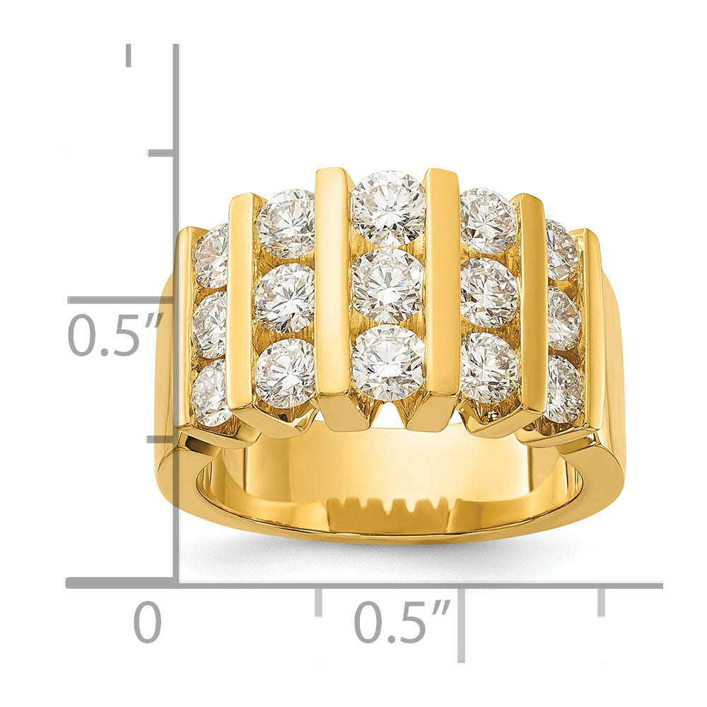 14k 2ct Lab Grown Diamond VS/SI+ G+ Complete Fashion Band