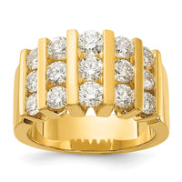 14k 2ct Lab Grown Diamond VS/SI+ G+ Complete Fashion Band