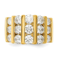 14k 3ct Lab Grown Diamond VS/SI+ G+ Complete Fashion Band