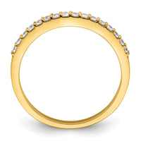 14k 1/5 ct Lab Grown Diamond VS/SI+ G+ Wedding Band