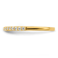 14k 1/5 ct Lab Grown Diamond VS/SI+ G+ Wedding Band