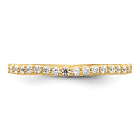 14k 1/5 ct Lab Grown Diamond VS/SI+ G+ Wedding Band