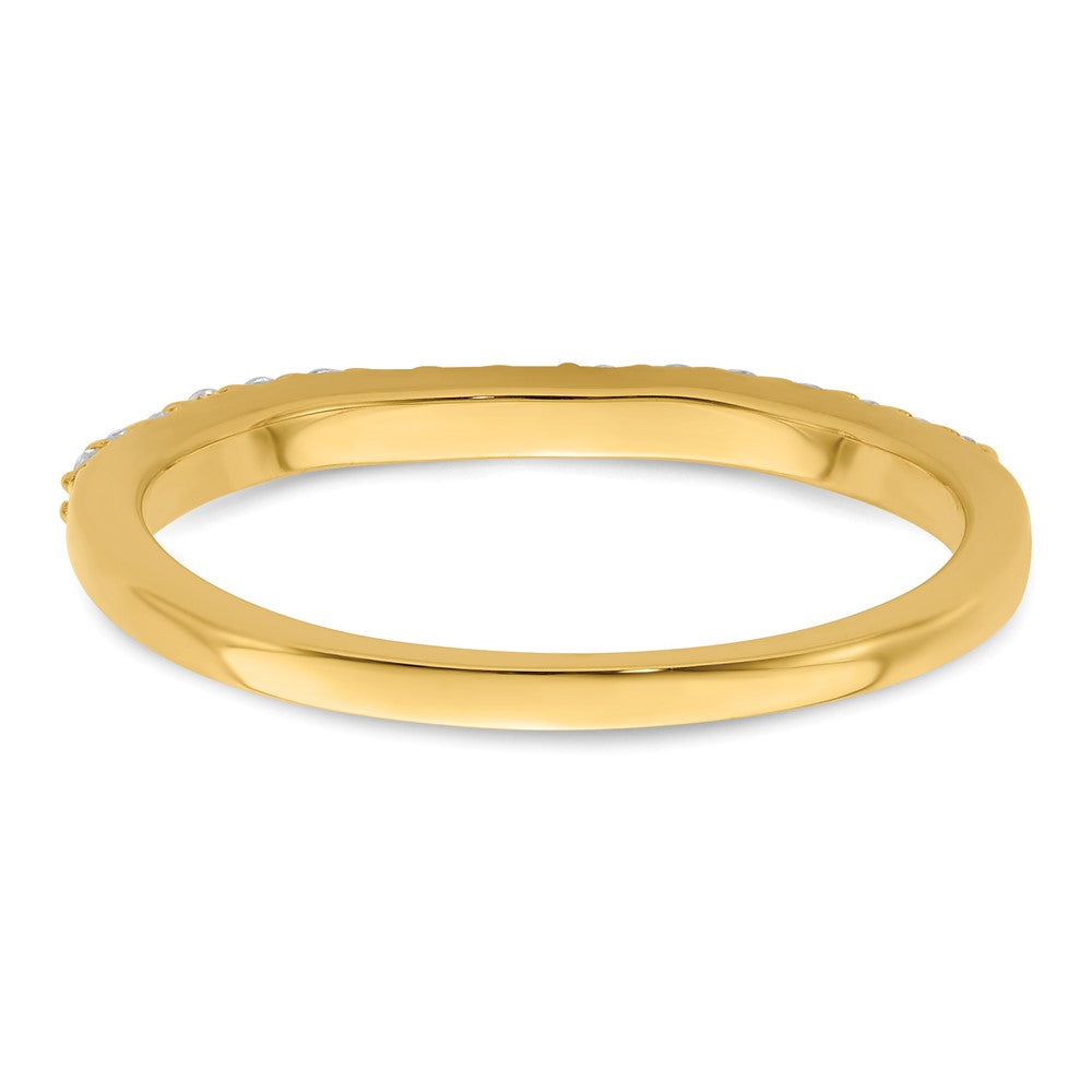 14k 1/5 ct Lab Grown Diamond VS/SI+ G+ Wedding Band