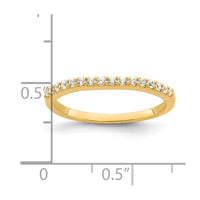 14k 1/5 ct Lab Grown Diamond VS/SI+ G+ Wedding Band