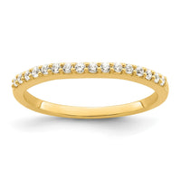 14k 1/5 ct Lab Grown Diamond VS/SI+ G+ Wedding Band